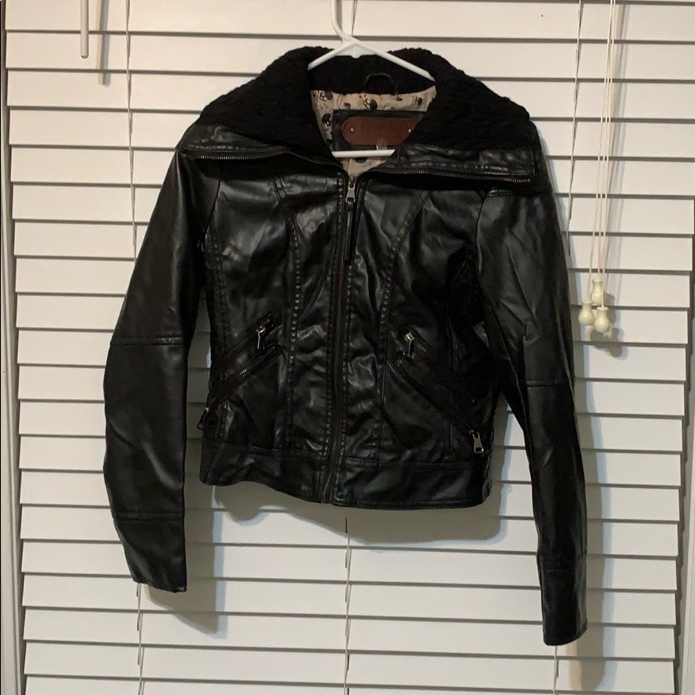 Faux Leather Jacket
